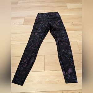 Lululemon floral leggings Wunder Under